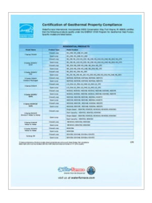 ENERGY STAR Compliance Certificate